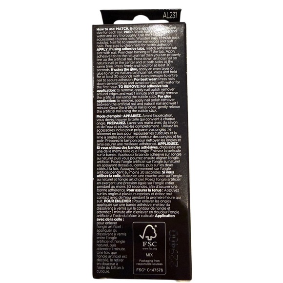 Sally Hansen Salon Effects Press-On Nails Set - Almond Shape - Picture 5 of 6